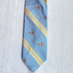 Paul Fredrick Horse Racing Tie 100% Silk